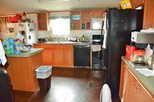 Kitchen in manufactured home located on IH 35 West Side Frontage Road, Dilley, TX