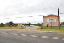 Photo #2 of end view of metal building on property located on IH 35 West Side Frontage Road, Dilley, TX